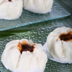 ซาลาเปาหมูแดงเจ - Veggie Char Siu Bun